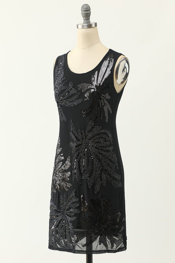 Embroidered Sequins Retro 1920s Dress