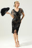 Load image into Gallery viewer, Black Party Sequins 1920s Dress