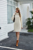 Load image into Gallery viewer, Navy Long Sleeves Knit Dress