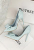 Load image into Gallery viewer, Sweet Bow Pointed Side Hollow High Heels