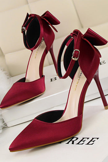 Burgundy Dress Shoes Women - Temu