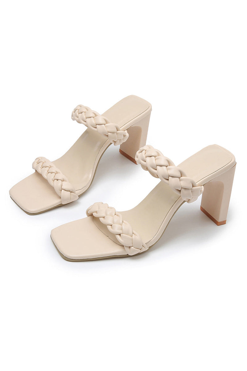 Load image into Gallery viewer, Woven Women&#39;s Stiletto High Heel Sandals