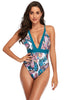 Load image into Gallery viewer, leaves Blue One Piece Swimsuit