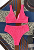 Load image into Gallery viewer, Two Piece High Waist Solid Color Bikini