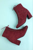 Load image into Gallery viewer, Women&#39;s Burgundy Martin Boots
