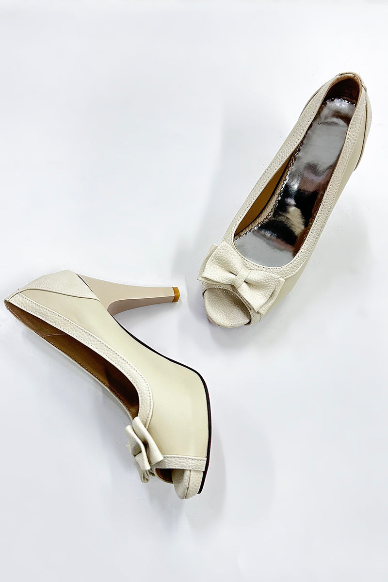 Load image into Gallery viewer, High Heels with Bowknot