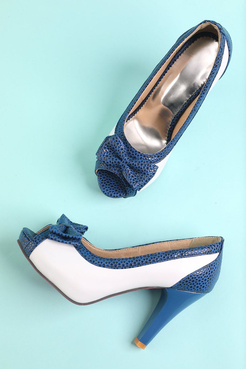 Load image into Gallery viewer, High Heels with Bowknot