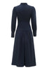 Load image into Gallery viewer, Navy Long Sleeves Casual Dress