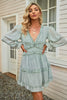 Load image into Gallery viewer, Light_Green V Neck Summer Dress