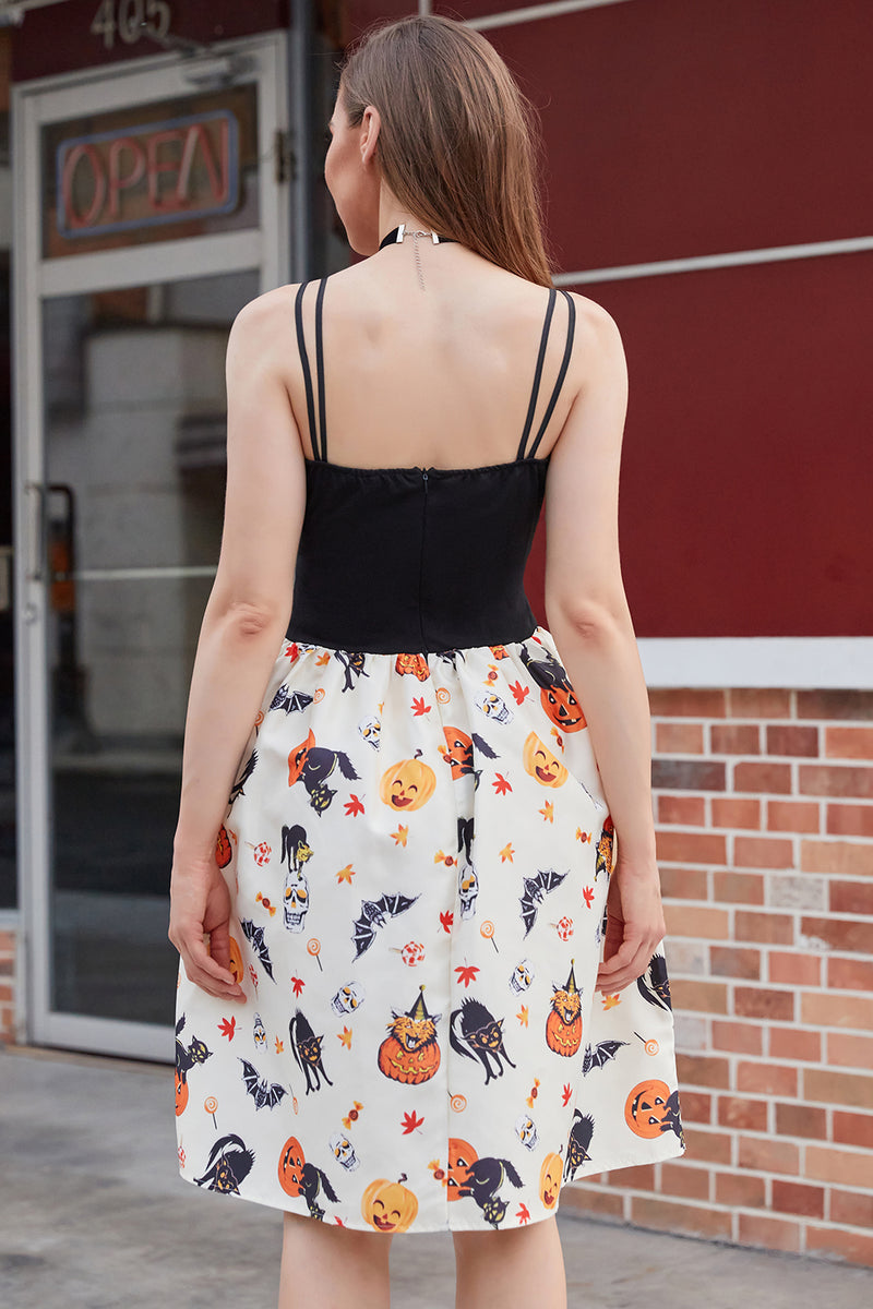 Load image into Gallery viewer, White Pumpkin 2021 Halloween Dress