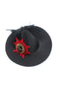 Load image into Gallery viewer, Black Women Halloween Witch Hat with Feather