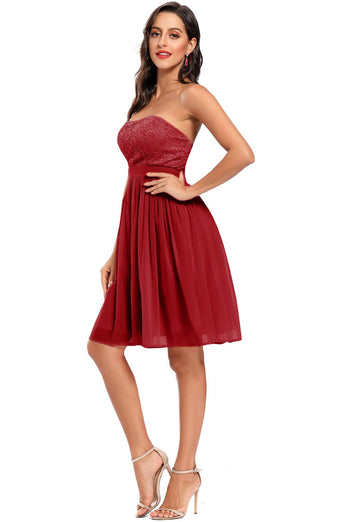 Cute A Line Sweetheart Short Party Dress