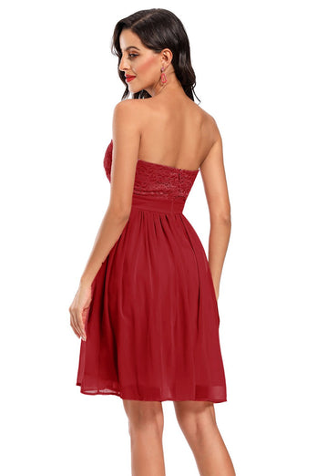 Cute A Line Sweetheart Short Party Dress