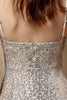 Load image into Gallery viewer, Burgundy Mermaid Sequins Party Dress