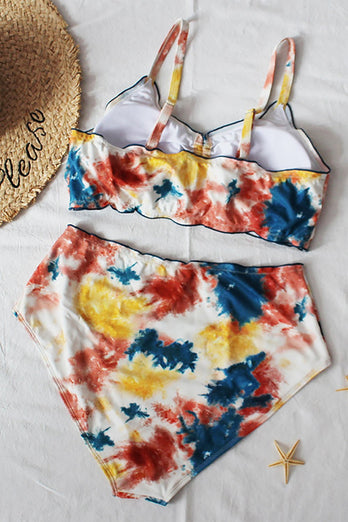 Tie Dye Plus Size Bikini