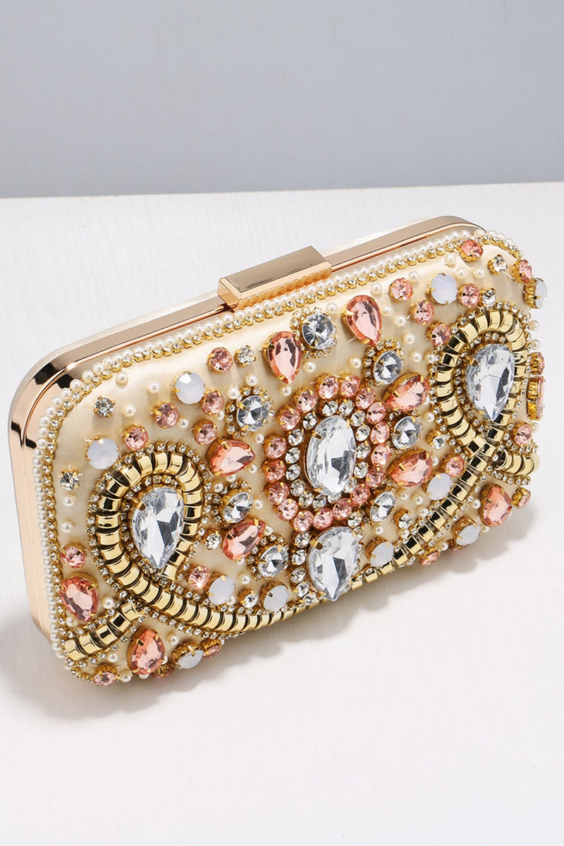 Load image into Gallery viewer, Party Embroidered Clutch with Beading