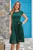 Load image into Gallery viewer, Green Lace Midi Dress