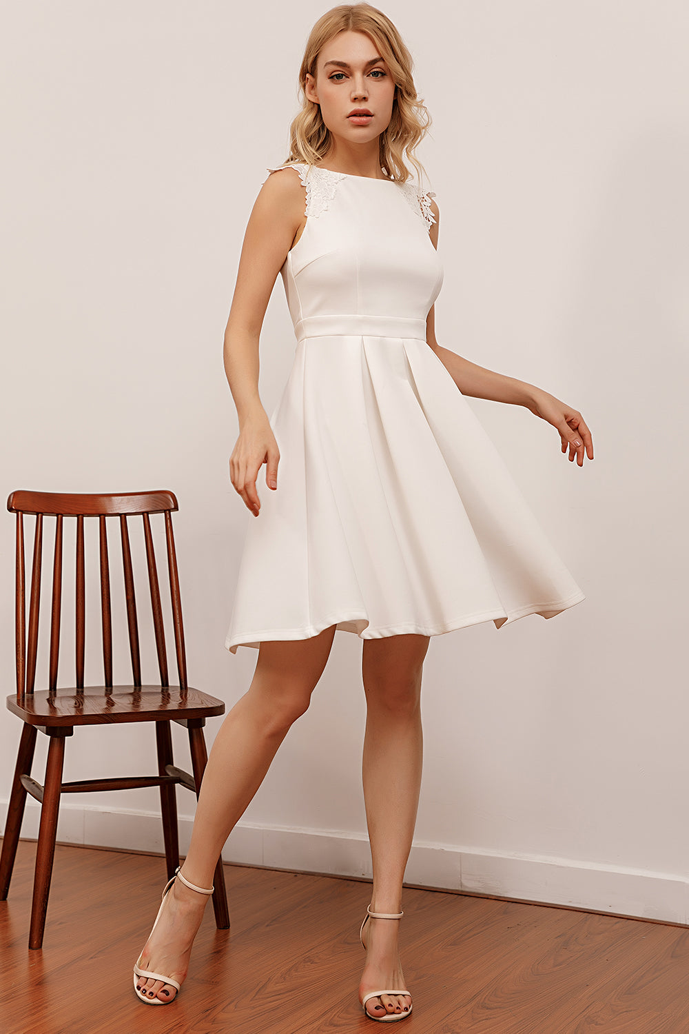 Simply White Lace Dress