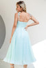 Load image into Gallery viewer, A Line Spaghetti Straps Light Green Prom Party Dress