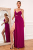 Load image into Gallery viewer, Spaghetti Straps Long Prom Dress with Split Front