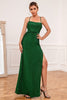 Load image into Gallery viewer, Green Glitter Simple Prom Dress