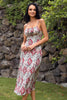 Load image into Gallery viewer, Red Snake Spaghetti Straps Sheath Summer Dress
