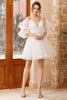 Load image into Gallery viewer, White Off Shoulder Party Dress