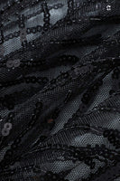 Load image into Gallery viewer, 1920s Sequin Black Women Cape