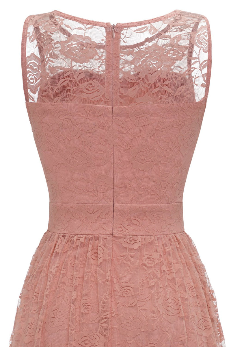 Load image into Gallery viewer, Blush Long Lace Formal Dress