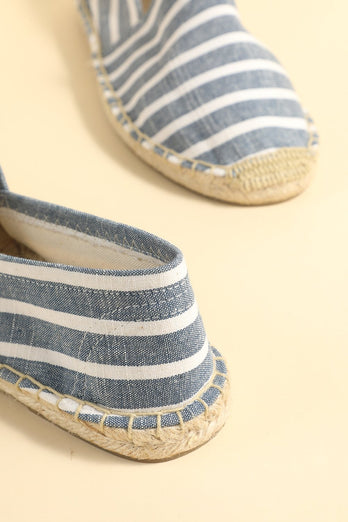 Summer Straw Woven Canvas Shoes