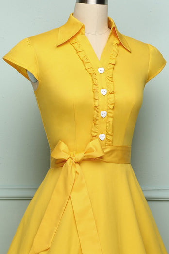 Yellow 1950s Swing - ZAPAKA