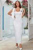 Load image into Gallery viewer, Simple Sheath Ivory Ankle-Length Wedding Dress